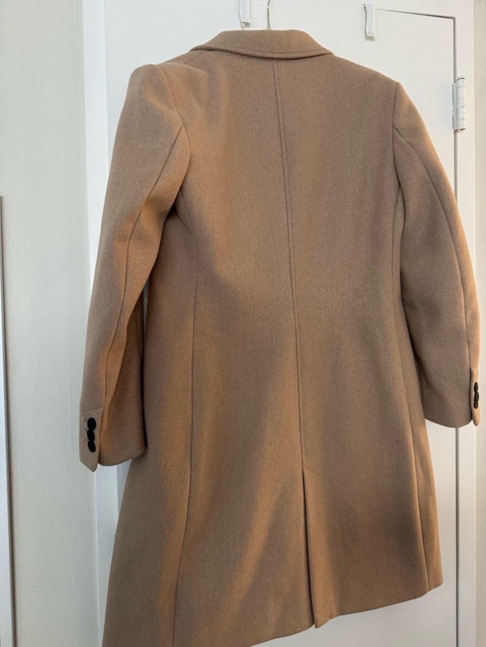 Zara Camel Single-Breasted Coat - Picture 4 of 10
